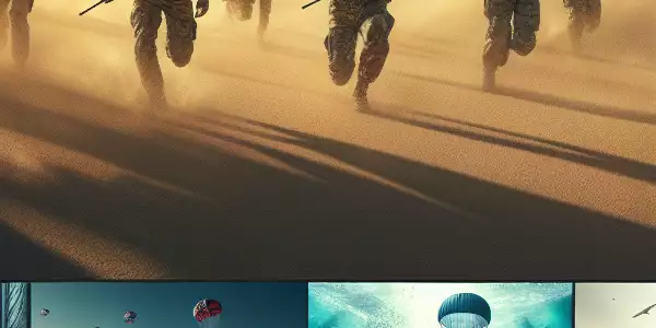 沙漠追逐战，摩天大楼爆破，角色之间的冲突。