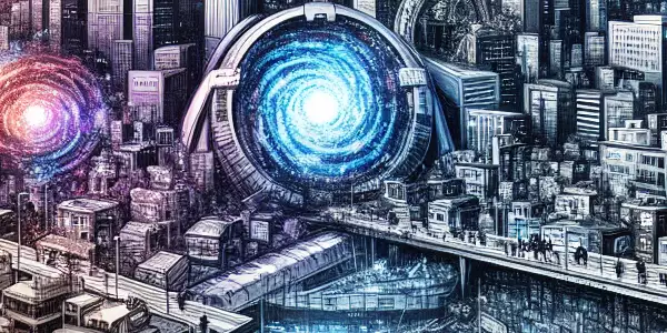时空裂缝中的张泰尚与尹采玉在2030年首尔的地下世界。